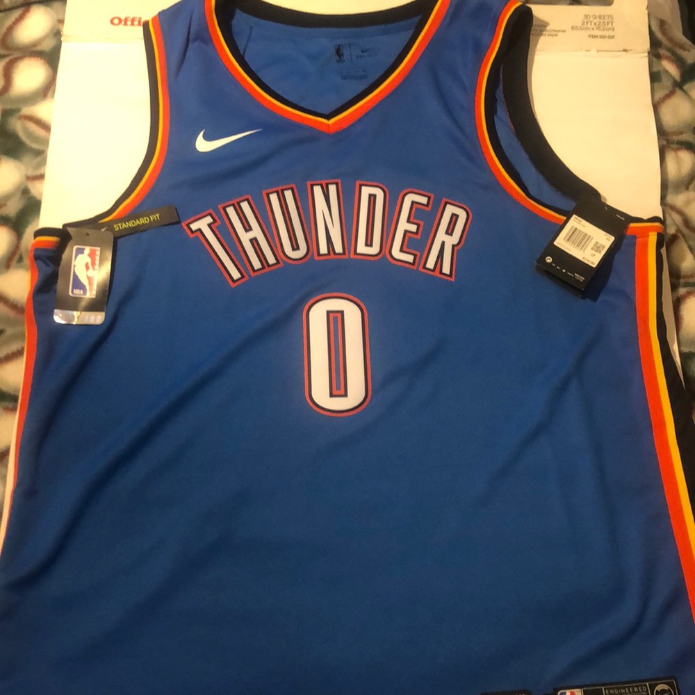 XXL okc Russell Westbrook Jersey